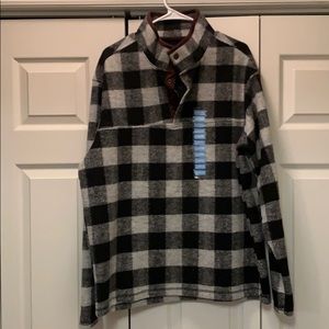 men’s flannel pull over